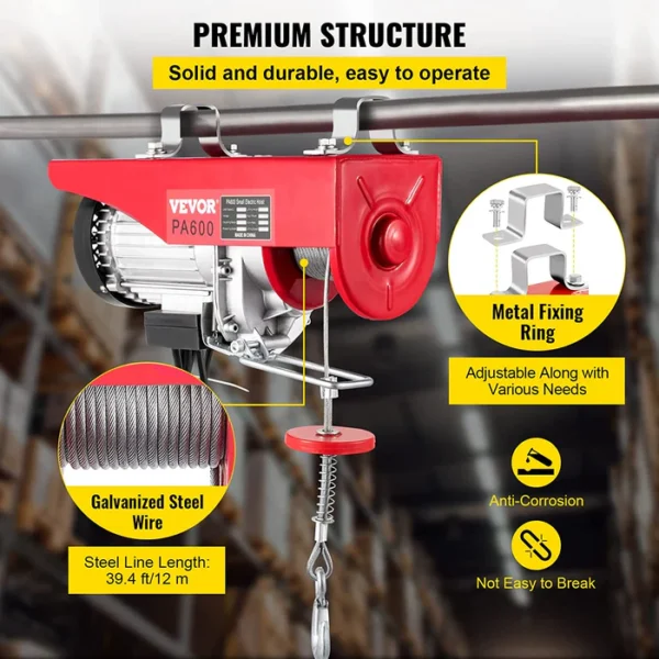 Mini Electric Hoist - PA 1200 - Image 7