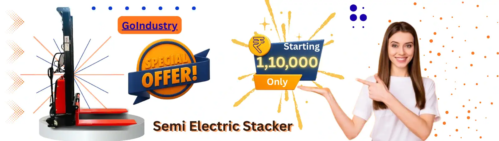 Semi Electric Stacker1